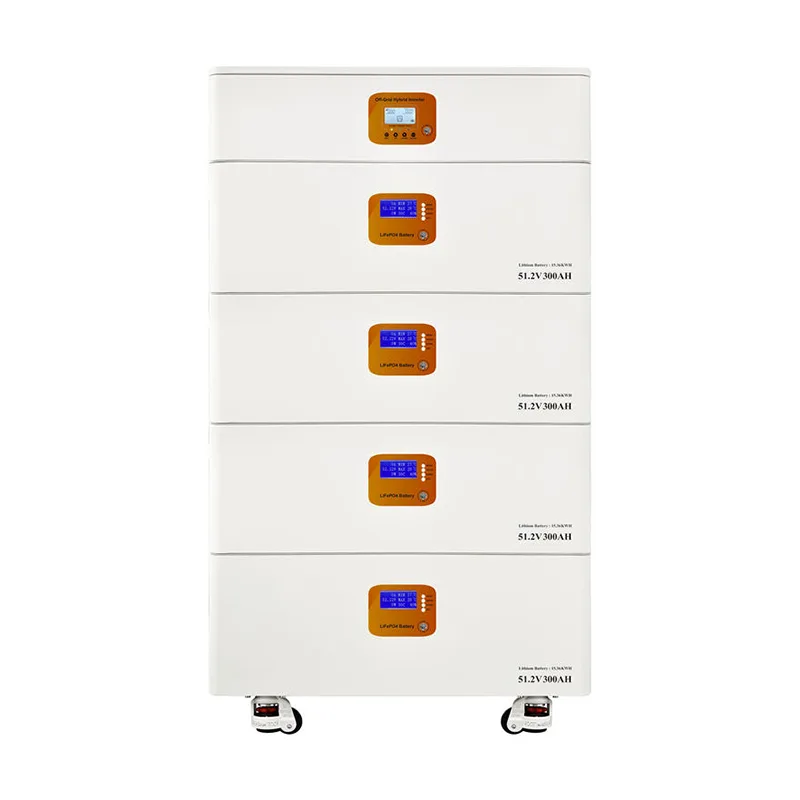 Stacked 60kw Solar Lithium Energy lagringsbatteri